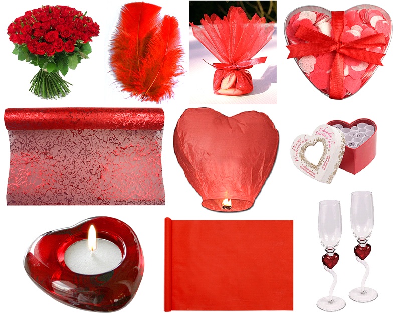 décoration mariage rouge