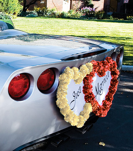 Noeud pour cortège de voiture <3  Idée mariage rustique, Idée